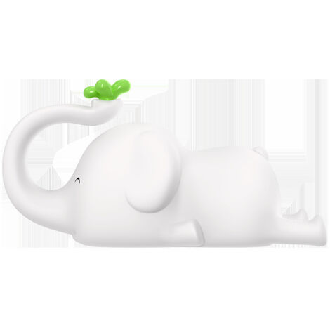 Lámpara de noche de silicona Dumbo, adorable lámpara de noche para el dormitorio, ideal para acampar y actividades al aire libre. Decoración para la mesita de noche con luz nocturna incorporada.