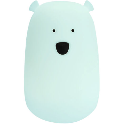 Lámpara de noche infantil LED Oso (Azul)