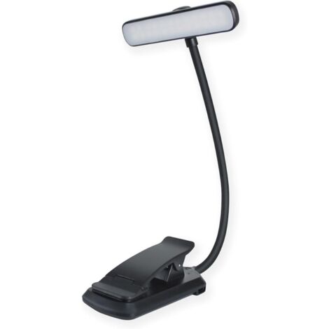 Lámpara de noche LED recargable, ideal para leer en la cama, 3 temperaturas de color, brillo ajustable, hasta 80 horas de autonomía.
