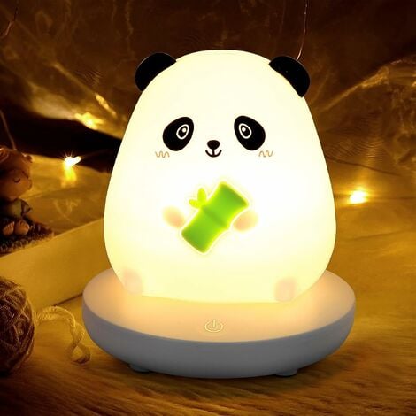 Lámpara de Techo infantil con Osos panda Amarilla