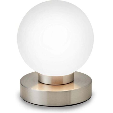 Lámpara de noche táctil de 3 intensidades, lámpara de mesa con función táctil, luz de lectura, iluminación de dormitorio, habitación de bebé/niño, 3 niveles de brillo - Fei Yu
