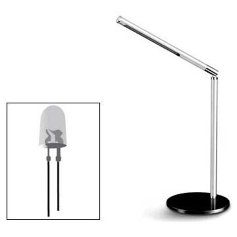 Lampara de oficina cep ecoline de aluminio y acero con luz led