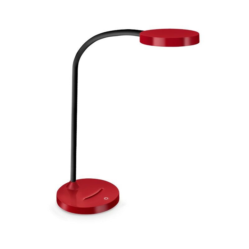 

Lampara de oficina cep flex plastico led de 4w brazo flexible tactil color rojo 160x600 mm