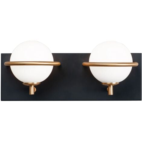 TOOLIGHT LÁMPARA de PARED APP1221-2W NEGRO G9