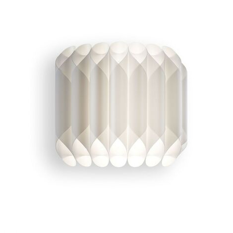 Lámpara de pared blanca moderna Cm. 32x16x30h