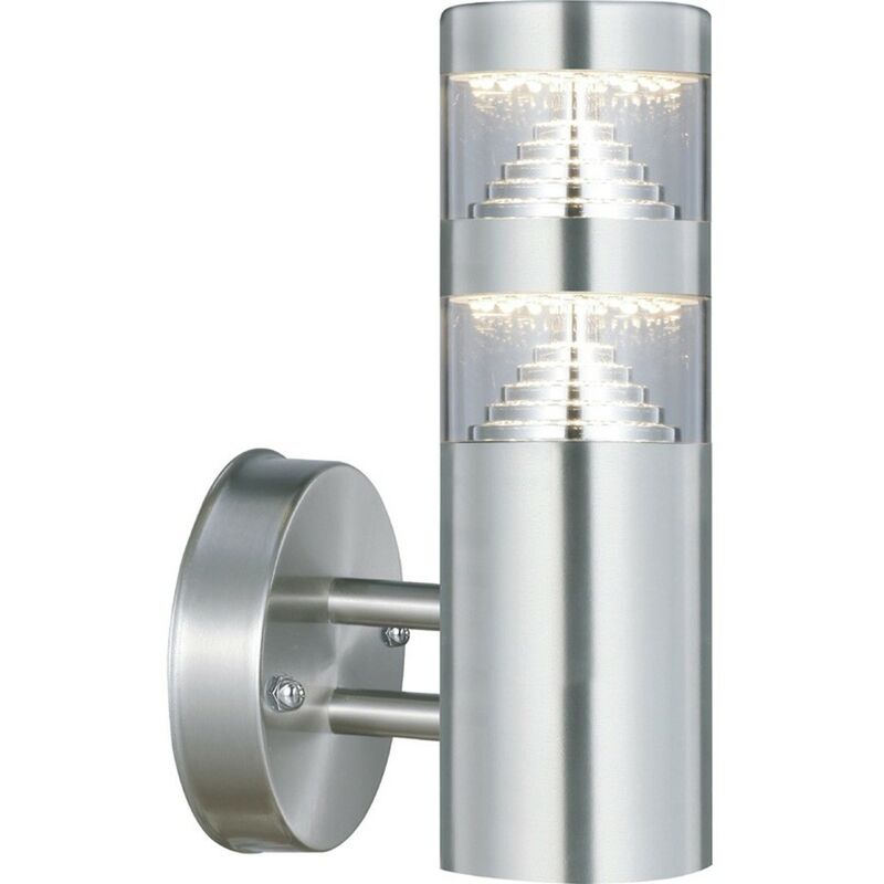 

Arev - Lámpara de pared CASTELLANE acero inoxidable LED 900 lúmenes