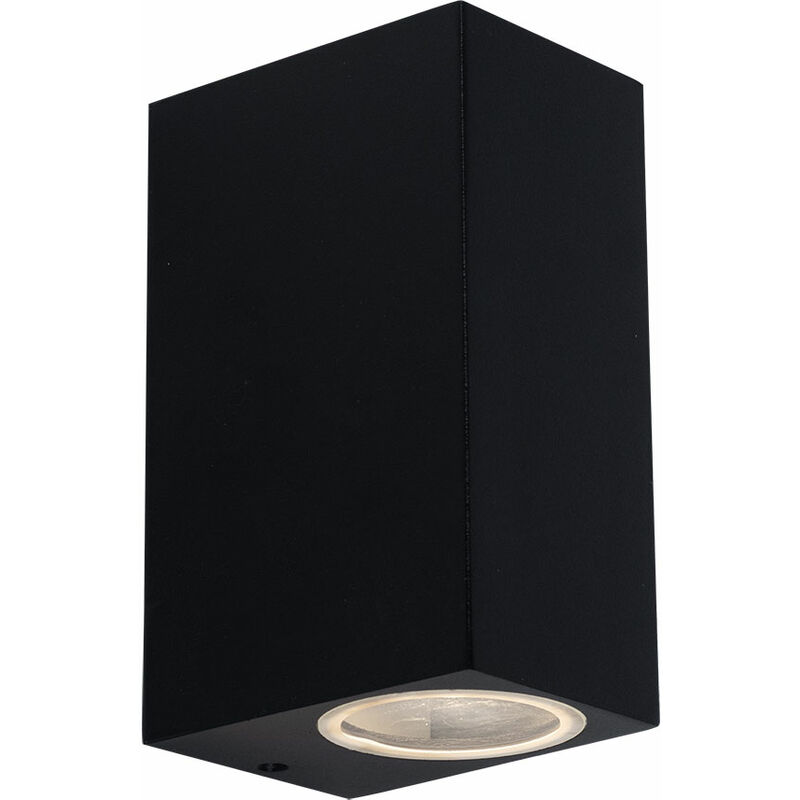 

Luz arriba y abajo exterior LED exterior puerta delantera lámpara pared de aluminio exterior lámpara terraza, cambio de color regulable con mando a
