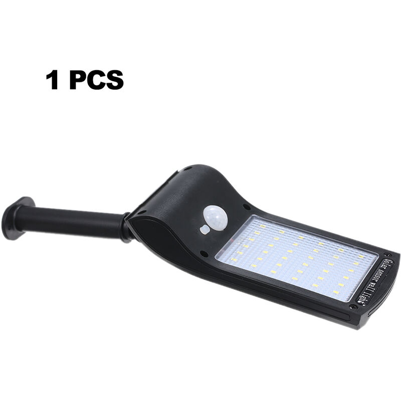 

Lampara de pared con energia solar de 36 LED, lampara con sensor de movimiento PIR, con poste de montaje Luz de seguridad resistente al agua para