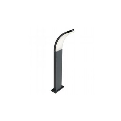 Lámpara de pared de aluminio fundido con difusor de resina opalina - 15W, 2300 lúmenes, 1050 lúmenes, 4000°K grafito