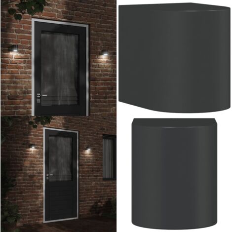 Lámpara de pared de exterior aluminio fundido negro - Iluminación exterior - Lámpara de jardín