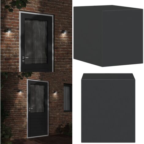 Lámpara de pared de exterior aluminio fundido negro - Lámpara de pared - Iluminación exterior