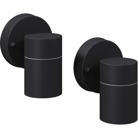 Lámpara de pared exterior 2 uds acero inoxidable descendente vidaXL