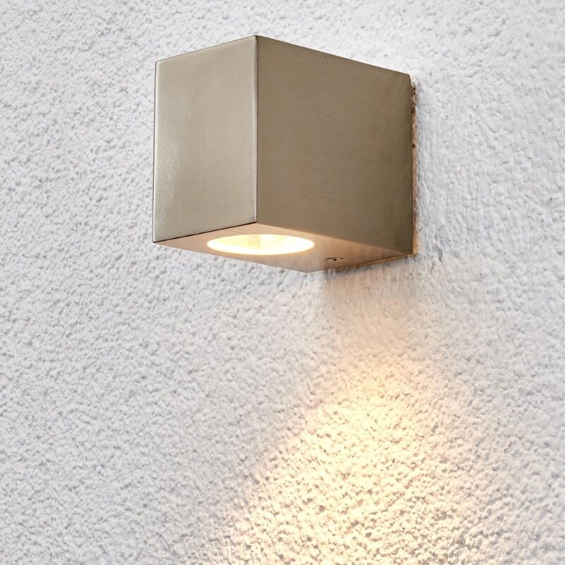

Lindby - Lámpara de pared exterior Haven de acero inox