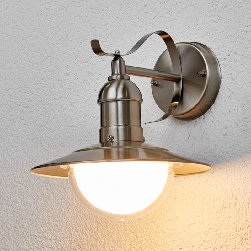 

Lindby - Lámpara de pared exterior LED Clea de acero inox
