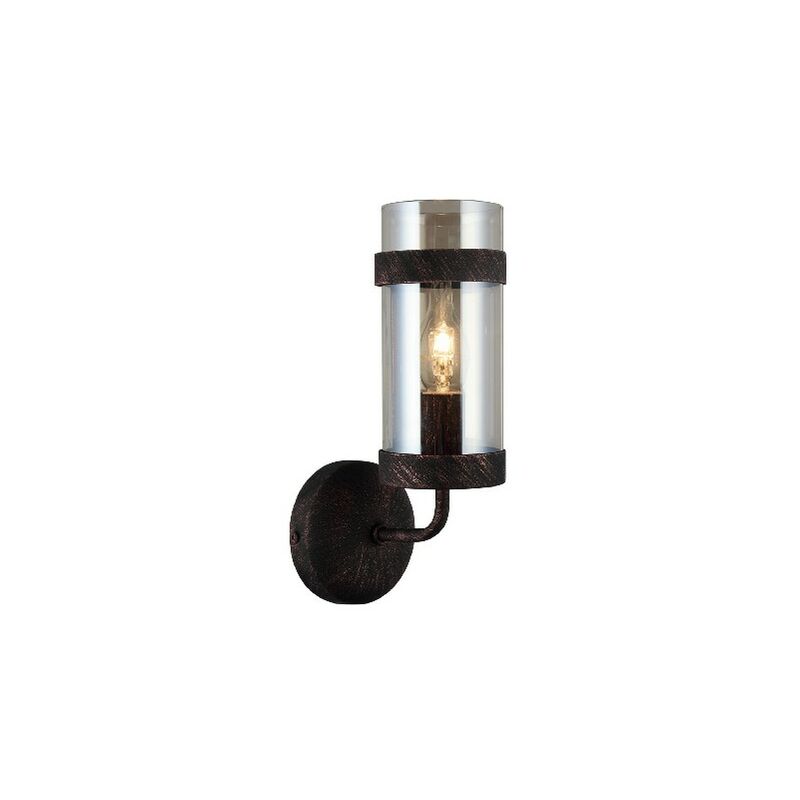 

Lampara de Pared Fermo - Applique - Marron oscuro en Metal, Vidrio, 9 x 16 x 26 cm, 1 x E14, 40 W