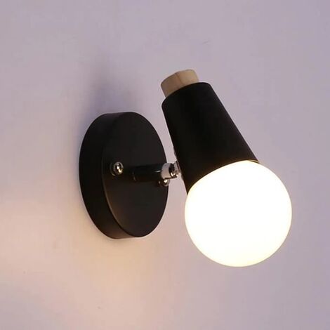 lámpara de pared interior luz blanca cálida lámpara de espejo IP44 negro-40 cm clase energética A ++ AC100-240 V CHTIAN Lámpara de espejo LED de 9 W 