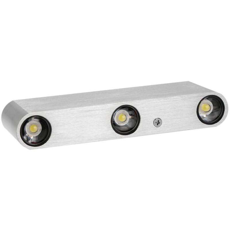 

Lampara de pared LED de aluminio simple y moderna de 6W 85-265V AC, iluminacion interior, sala de estar, comedor, dormitorio, cocina para decoracion