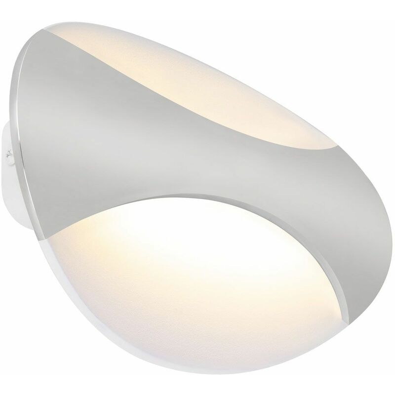 

Globo - Lámpara de pared LED sleep foco de habitación de invitados lámpara de cromo blanco 78400C