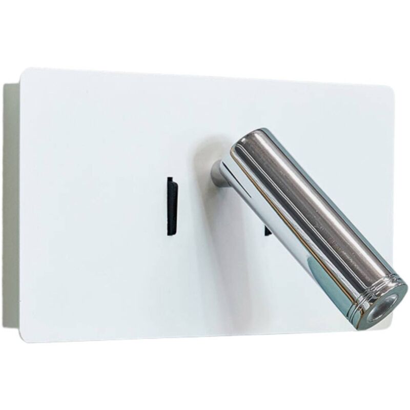 

Lámpara de pared LED Elske con lámpara de lectura