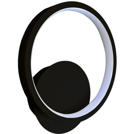 Lámpara de pared LED HOOP BLACK 7W