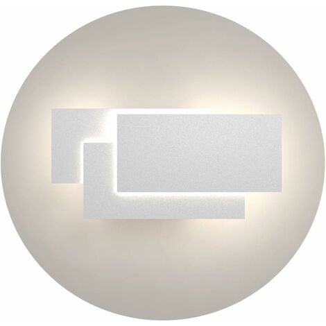 Lámpara de Pared Led Interior 24W Lámpara de Pared Moderna Apliques de Pared Blanco Frio 3 En 1 para Sala de Estar Dormitorio Escalera Pasillo Blanco