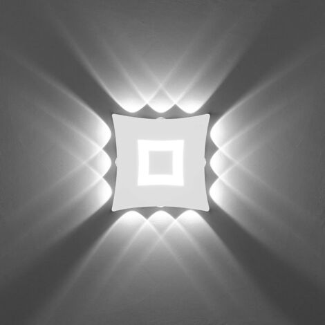 Lámpara de pared LED moderna de 18 W, resistente al agua, IP65, de aluminio, para interior y exterior, para sala de estar, dormitorio y baño