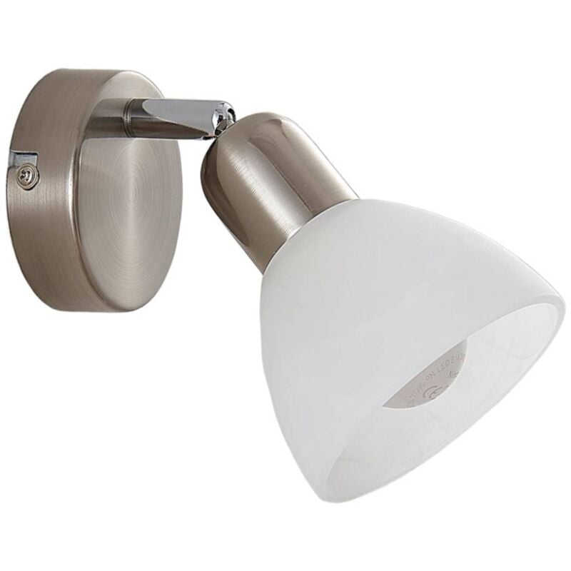

Lindby - Lámpara de pared LED Paulina, níquel satinado