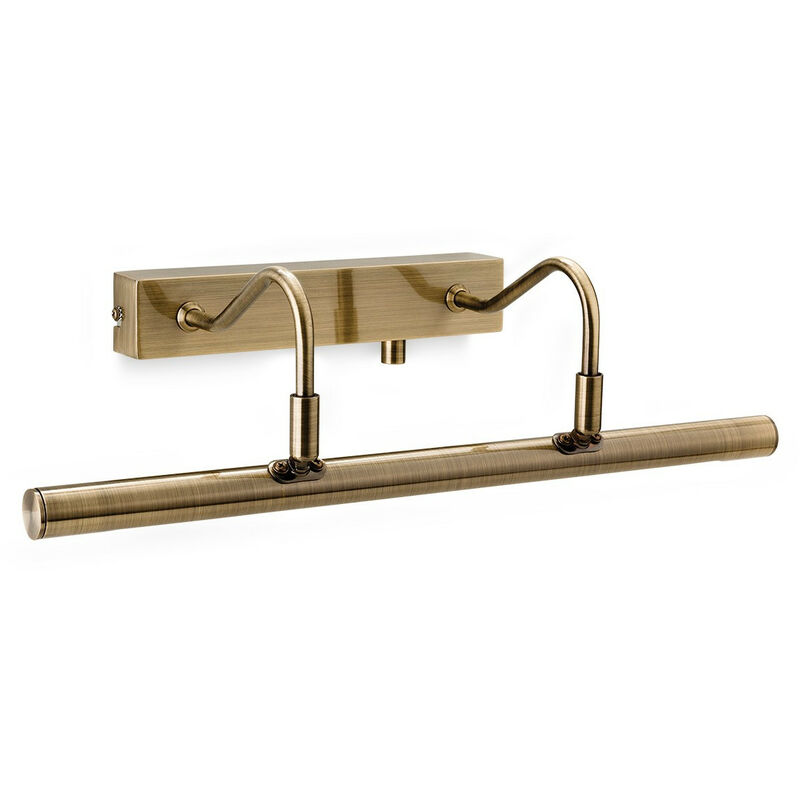 Firstlight Products - Firstlight - Aplique de pared con imagen de luz led 1 c, w Interruptor de atenuación Latón antiguo