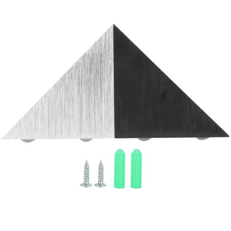 Lámpara de pared LED triangular de 5W, aluminio, luz blanca cálida, 85-265V.