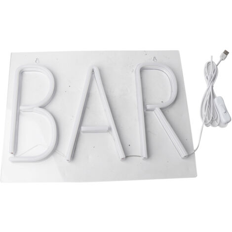  [Lámpara de pared LED USB 3D de neón] [Diseño de emblema]