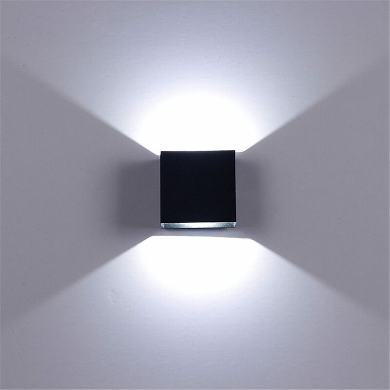 

Lámpara de pared moderna con luz empotrada LED de 6 W, aplique de pared, lámpara de dormitorio (negro, & # 30333; & # 20809;)