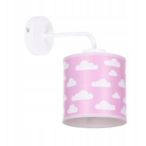 Lámpara de pared moderna con pantalla, White Clouds