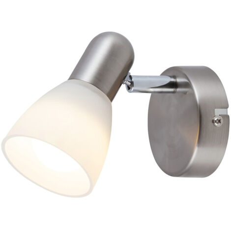 Lámpara de pared moderna E14 cromo satinado Soma 6301 Rabalux