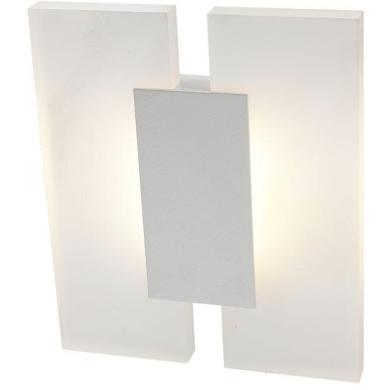 

11-italux - Lámpara de pared moderna Jacob Arena blanco