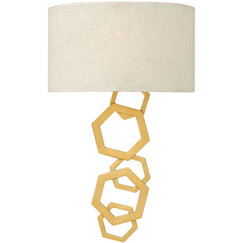 

Elstead Moxie - Aplique de pared interior 2 luces Dorado, E14
