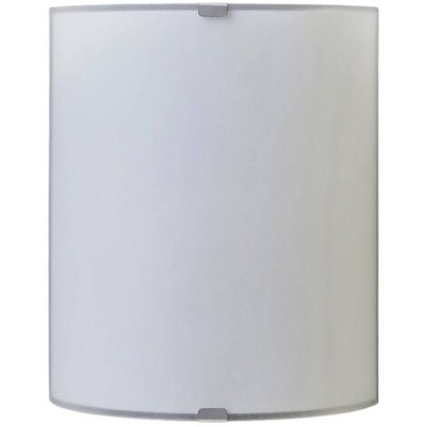 Lámpara de pared 'Phil' (Moderno) en Blanco hecho de Vidrio e.o. para Pasillos (1 llama, E27) de Lindby aplique - blanco, cromo