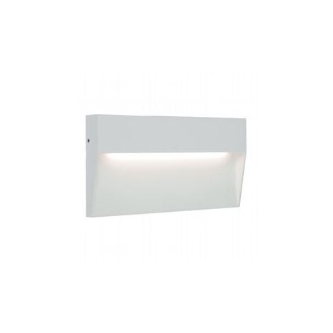 Lámpara de pared redonda de aluminio fundido con difusor satinado - 6W, 777 lúmenes, blanco