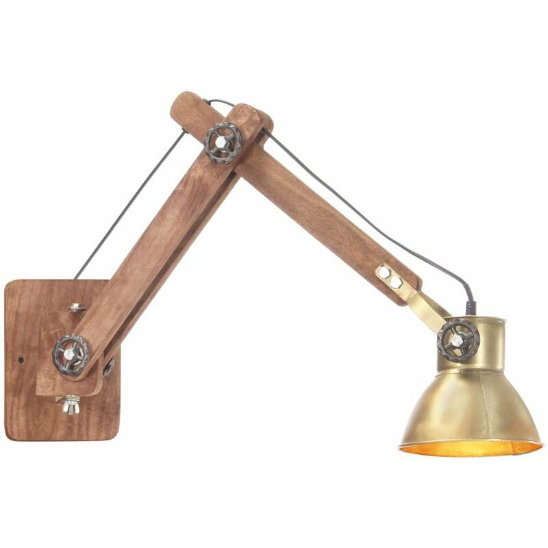 

Lampara de pared redonda estilo industrial laton E27