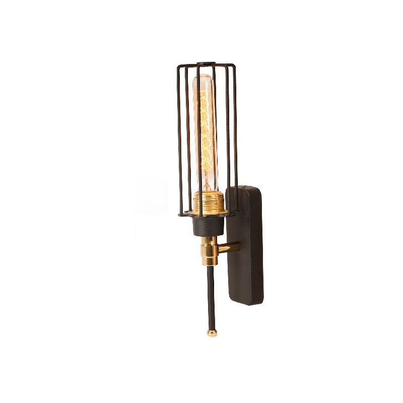 

Lampara de Pared Single Ii - Applique - Negro en Metal, 10 x 10 x 36 cm, 1 x E27, Max 100W