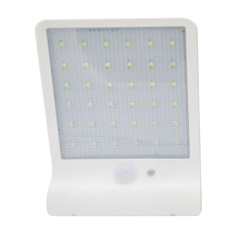 

Lampara de pared solar 36LED Sense Room Iluminacion exterior Linterna de paisaje Lampara de calle impermeable Luz de jardín,36LED Blanco