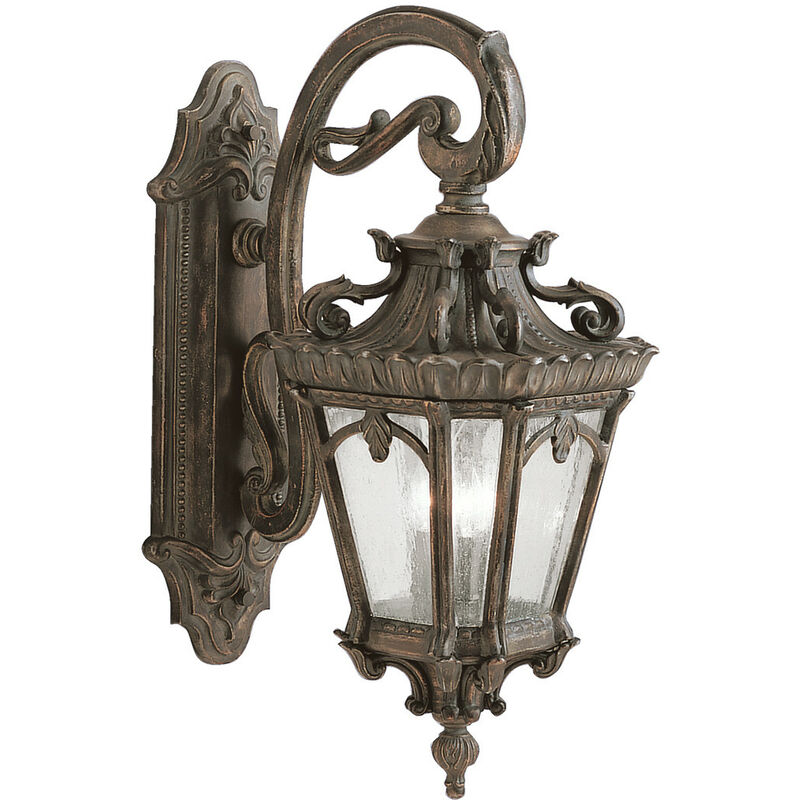 

Elstead Tournai - Linterna de pared grande para exteriores de 3 luces Light Londonderry IP44, E14