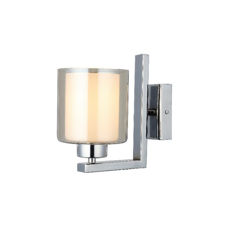 

Lampara de Pared Voda - Applique - Cromo en Metal, Vidrio, 12 x 21 x 20 cm, 1 x E27, Max 40W