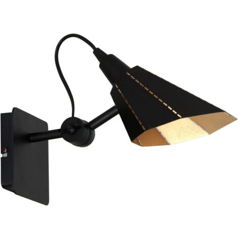 Lámpara de pared ZAMBIA BLACK ALDEX 811C/1 negra