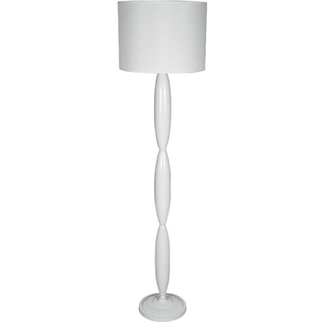 Lámpara de Pie ADELE 1xE27 40d Blanco