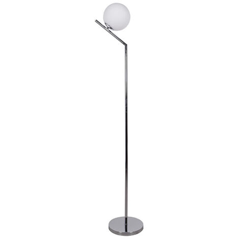 Lámpara de Pie AIMEE 1xE27 Al.165xD.30cm cromo