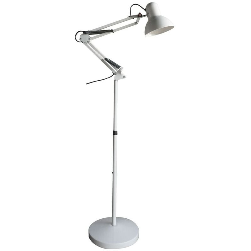 

Lámpara de pie articulada Luxo | Blanco