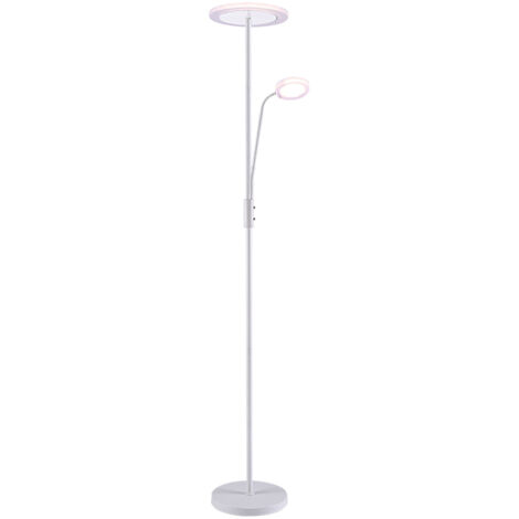 Lámpara de Pie BAYANI 28W+6W LED 3000-6500K 25d blanco