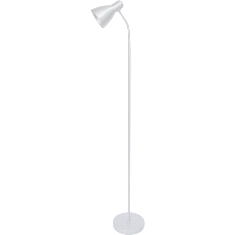 

Lámpara de pie blanco estilo flexo modelo Sog E27 175cm. ( 21621) - Ledesma