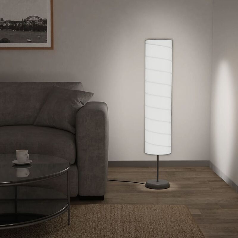 

Lámpara de pie con soporte blanco E27 121 cm