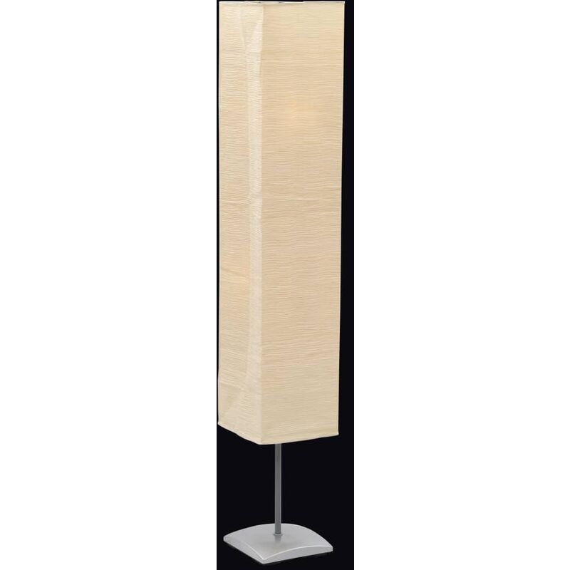 

Lámpara de pie con soporte de acero 135 cm beige